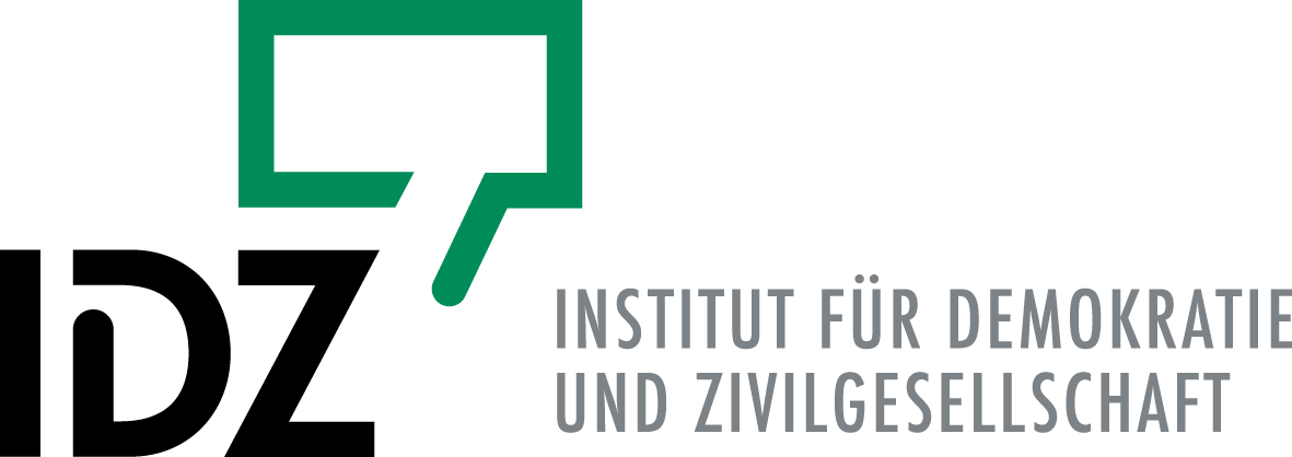 Logo des Instituts für Demokratie und Zivilgesellschaft – Thüringer Dokumentations- und Forschungsstelle gegen Menschenfeindlichkeit (IDZ)